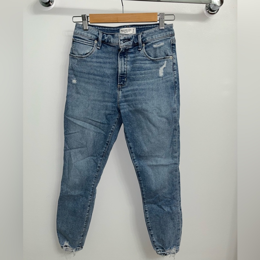 Abercrombie & Fitch super skinny ankle high rise jeans size 28